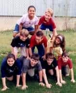 Oak Crest students having fun